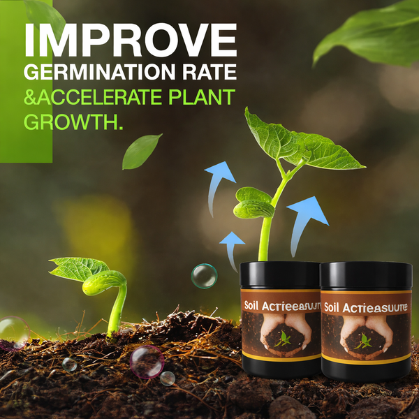 Soil Activated Treasure (Pack of 2) – Organic Soil Conditioner & Plant Growth Fertilizer for Home Gardening & Potted Plants