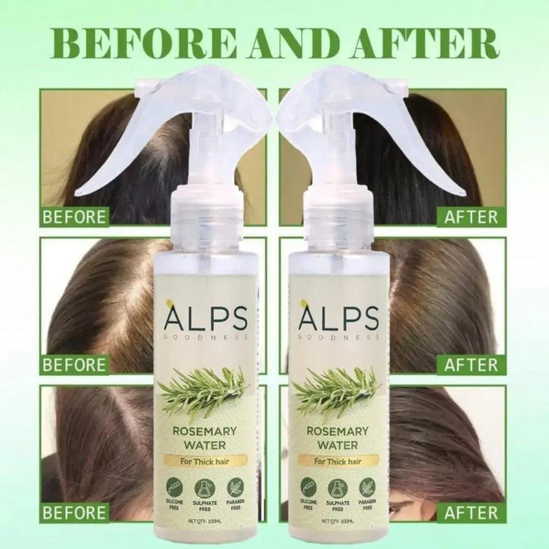 (PACK OF 3) Rosemary Water Spray for Hair Growth & Hair Thickness with Rice Water 100% Natural Extract 100 ml