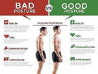 Posture Corrector Belt Back Straight Belt – Ergonomic Spine Support & Shoulder Alignment Brace for Men & Women (Unisex)