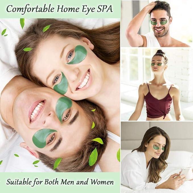 Eye Patches & Eye Masks for Dark Circles (Pack of 1) – Seaweed Moisturizing Under Eye Patches | Cooling Eye Pads for Puffiness