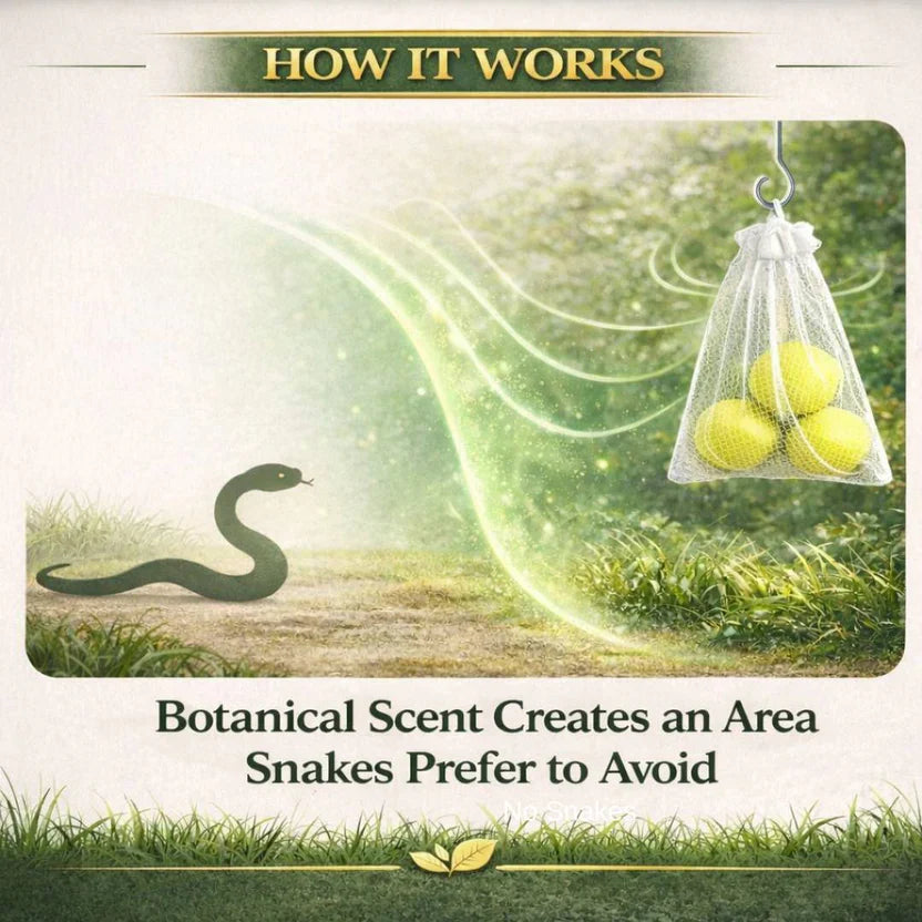 Snake Repellent Balls Natural Deterrent – Herbal Snake Repellent for House, Yard & Garden