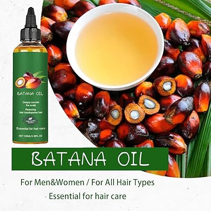 (Pack of 2) Batana Oil for Hair Pure Raw Batana Oil – 100% Cold-Pressed Hair Growth & Follicle Nourishing Scalp Oil