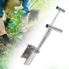 Ergonomic Bulb Planter Tool – Heavy-Duty Stainless Steel Transplanter & Soil Digger Tool