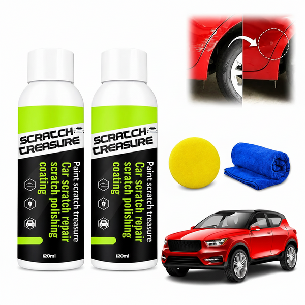 (Pack of 2) Car Scratch Remover Auto Rubbing Compound – Scratch Eraser & Swirl Remover for Car Paint & Scuff Repair