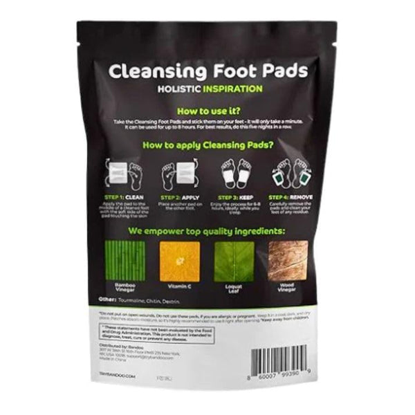 Foot Pads Deep Cleansing Foot Patches (10 Pads Pack of 1) – Relaxing Feet Pads for Botanical Skincare & Comfort