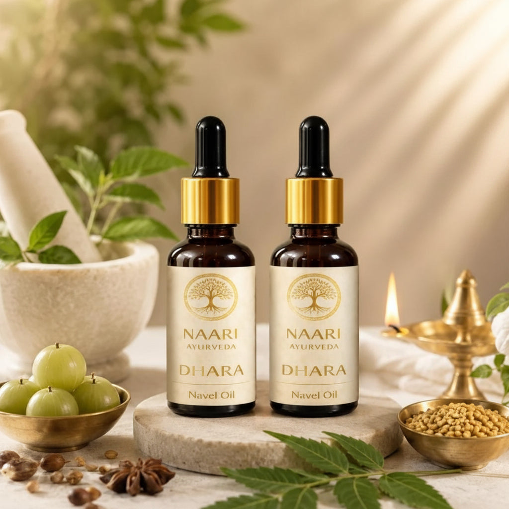 (Pack of 2) Dhara Nabhi Oil Navel Oil – Ayurvedic Belly Button Oil for Daily Wellness & Body Nourishment