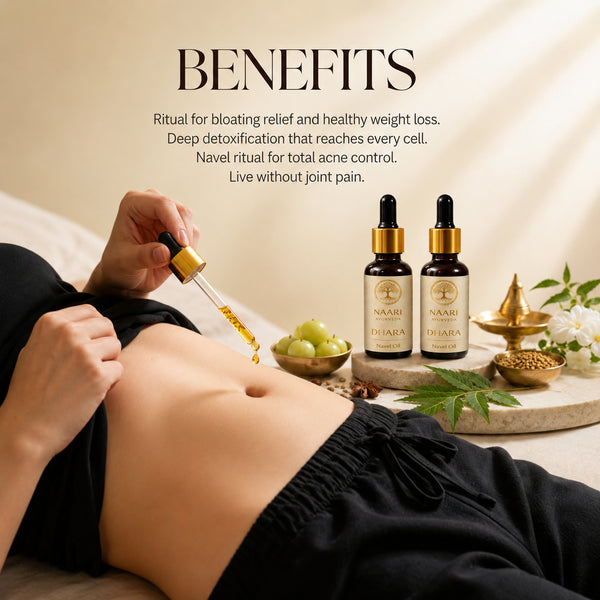 (Pack of 2) Dhara Nabhi Oil Navel Oil – Ayurvedic Belly Button Oil for Daily Wellness & Body Nourishment