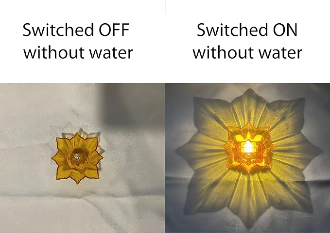 (Pack of 12) Decorative Diwali Diyas 3D Reflection Diya – Multicolour Floating Oil Lamp & Candle Diya for Festive Home Decoration