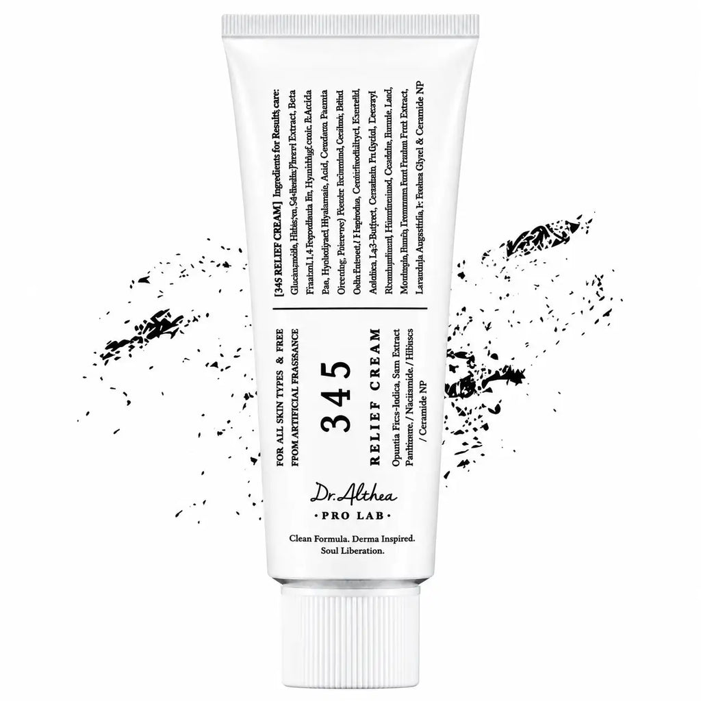 Dr.Althea 345 Relief Cream – Soothing Skin Barrier Repair Gel Cream & Facial Moisturizer for Acne-Prone & Sensitive Skin