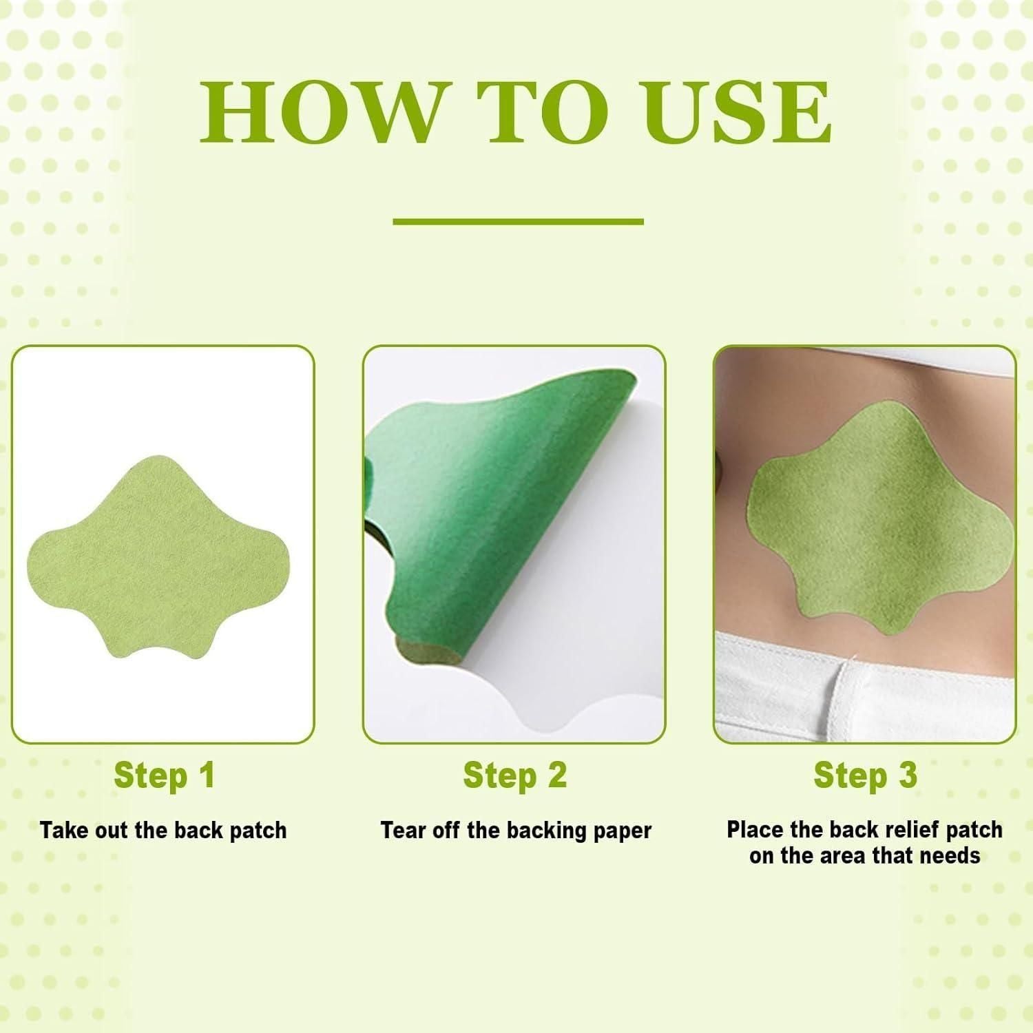 Natural Herbal Knee Pain Relief Patches – 12-Hour Self-Heating Plasters for Joints