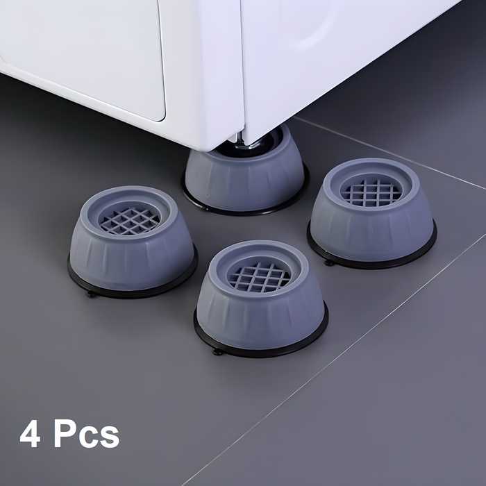 (4-Pack) Anti-Vibration Washing Machine Pads – Shockproof Rubber Feet for Noise Reduction