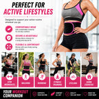 Adjustable Waist Trimmer Belt – Neoprene Waist Trimmer & Women's Slimmer Belt