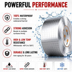 Aluminium Foil Adhesive Tape – Heavy-Duty Waterproof Aluminum Tape for Water Leakage Repair
