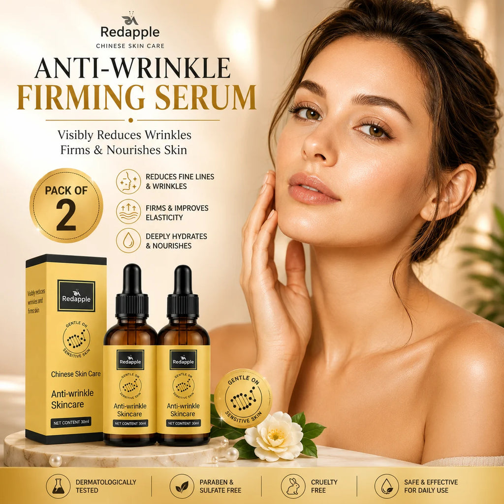 Anti-Wrinkle Serum & Anti-Aging Face Serum (Pack of 2) – Firming and Plumping Skin Treatment (30ml Each)
