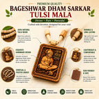Bageshwar Dham Sarkar Tulsi Mala | Pure Authentic Tulsi Ki Mala Beads for Daily Wear & Chanting