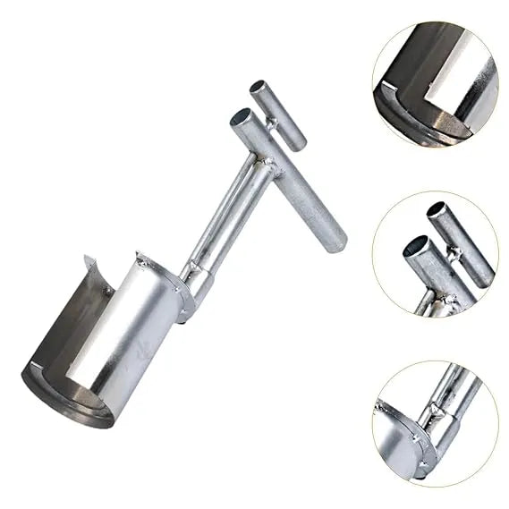 Ergonomic Bulb Planter Tool – Heavy-Duty Stainless Steel Transplanter & Soil Digger Tool