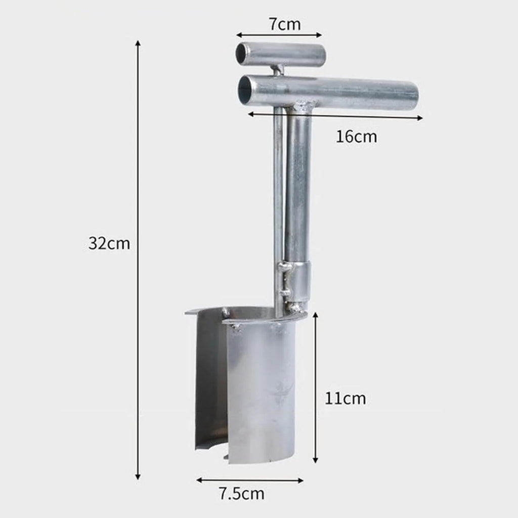 Ergonomic Bulb Planter Tool – Heavy-Duty Stainless Steel Transplanter & Soil Digger Tool