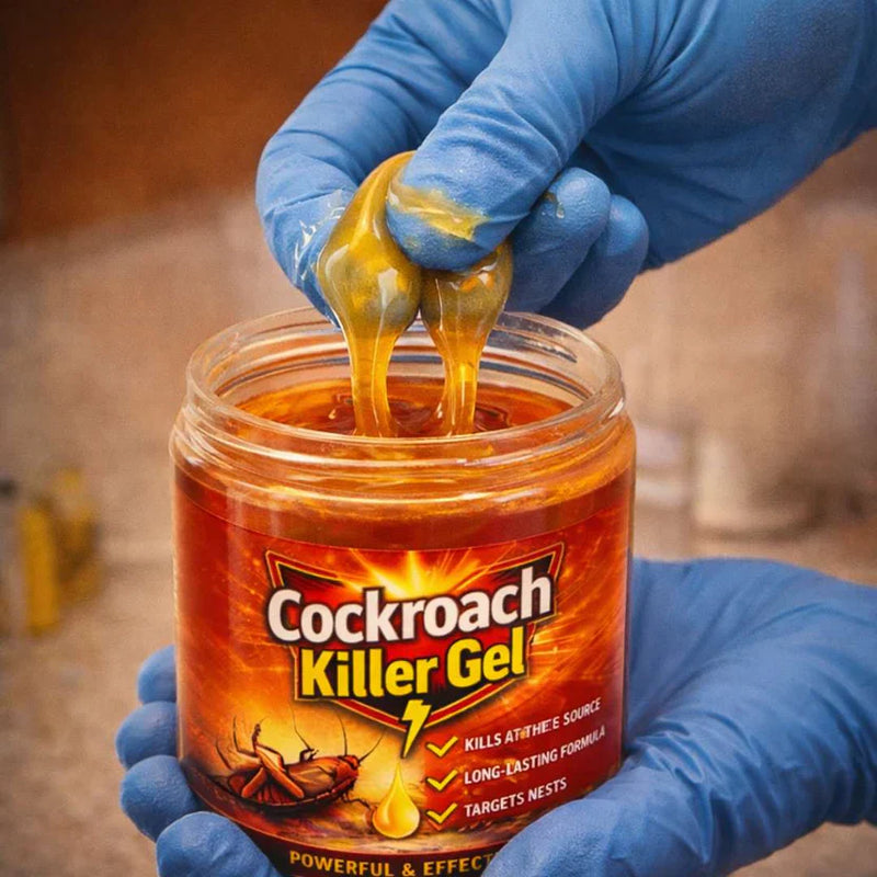 Cockroach Killer Gel & Roach Bait Paste (Pack of 2) – High-Power 'Cocroj Killer' Elimination Tube