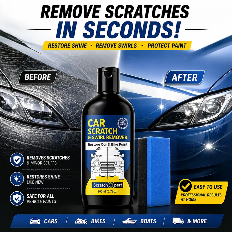 Car Body Scratch Remover for All Colors (Pack of 2)| Ultimate Car Scratch Repair & Scuff Remover| Instant Auto Scratch Fix Kit
