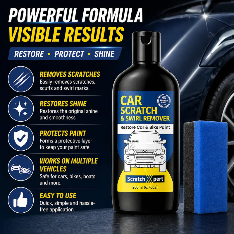 Car Body Scratch Remover for All Colors (Pack of 2)| Ultimate Car Scratch Repair & Scuff Remover| Instant Auto Scratch Fix Kit