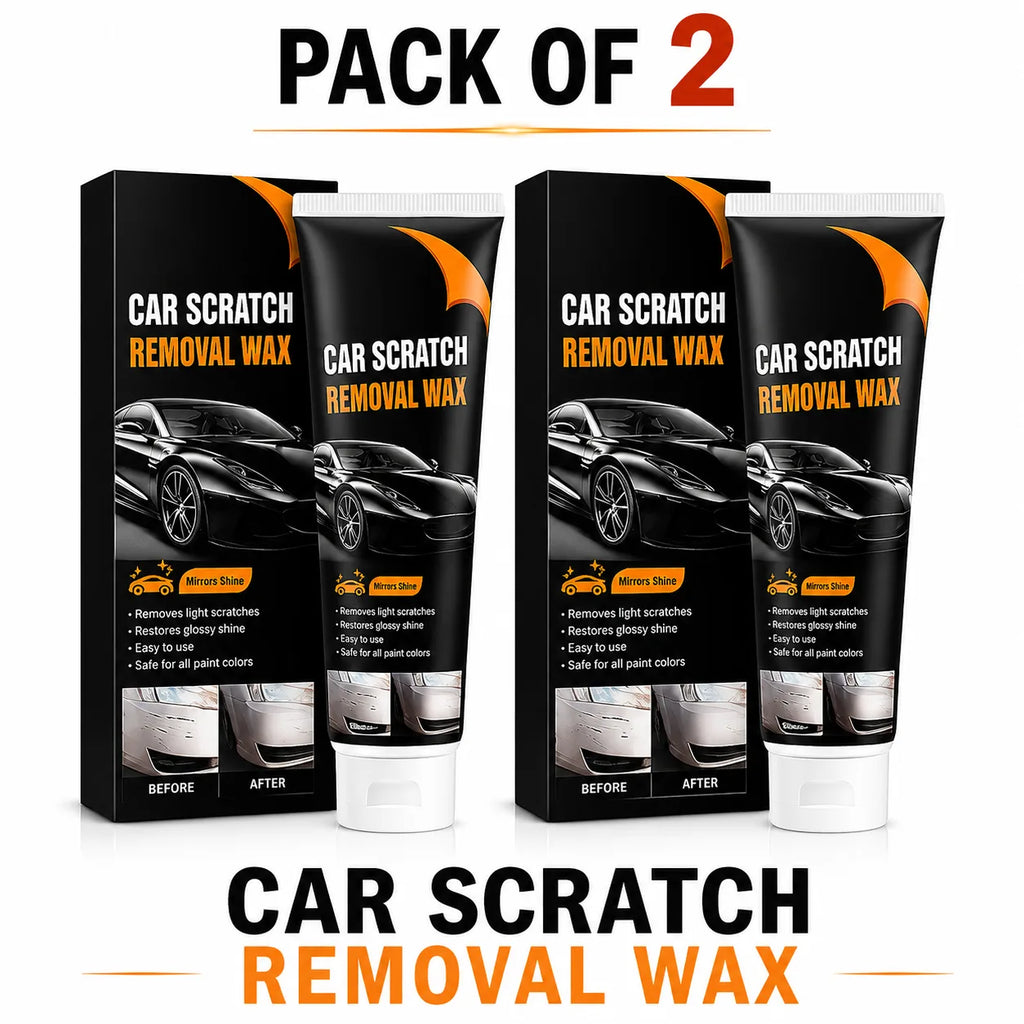 Car Scratch Removal Wax & Rubbing Compound (100ml, Pack of 2) – High-Power Car Scratch Remover & Paint Scuff Repair