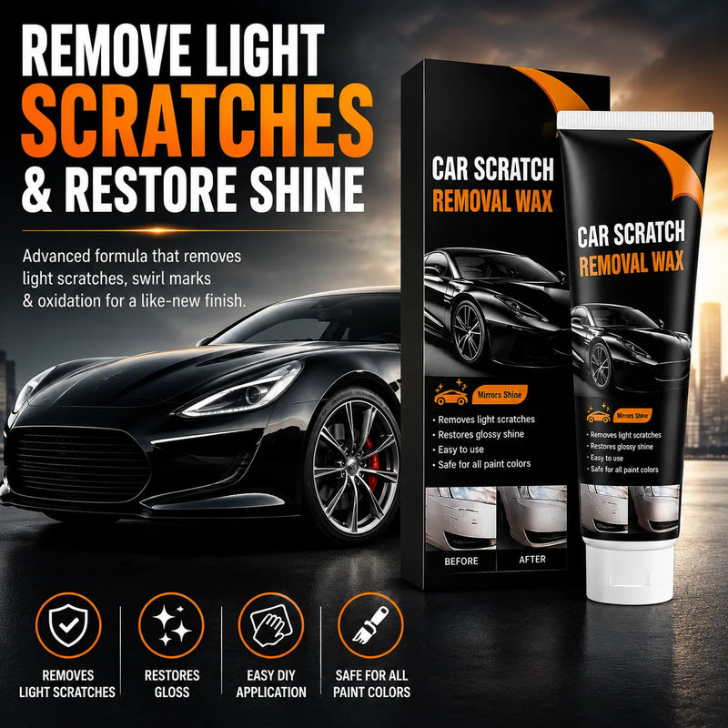 Car Scratch Removal Wax & Rubbing Compound (100ml, Pack of 2) – High-Power Car Scratch Remover & Paint Scuff Repair