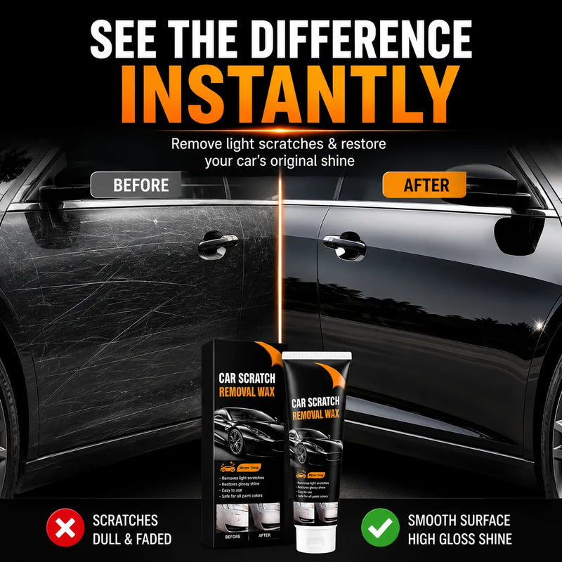 Car Scratch Removal Wax & Rubbing Compound (100ml, Pack of 2) – High-Power Car Scratch Remover & Paint Scuff Repair