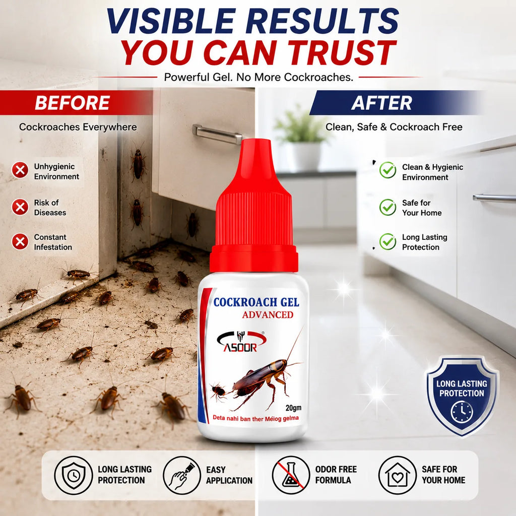 Cockroach Killer Gel Roach Killer Gel – High-Efficiency Cockroach Repellent Gel & Nest Elimination Paste