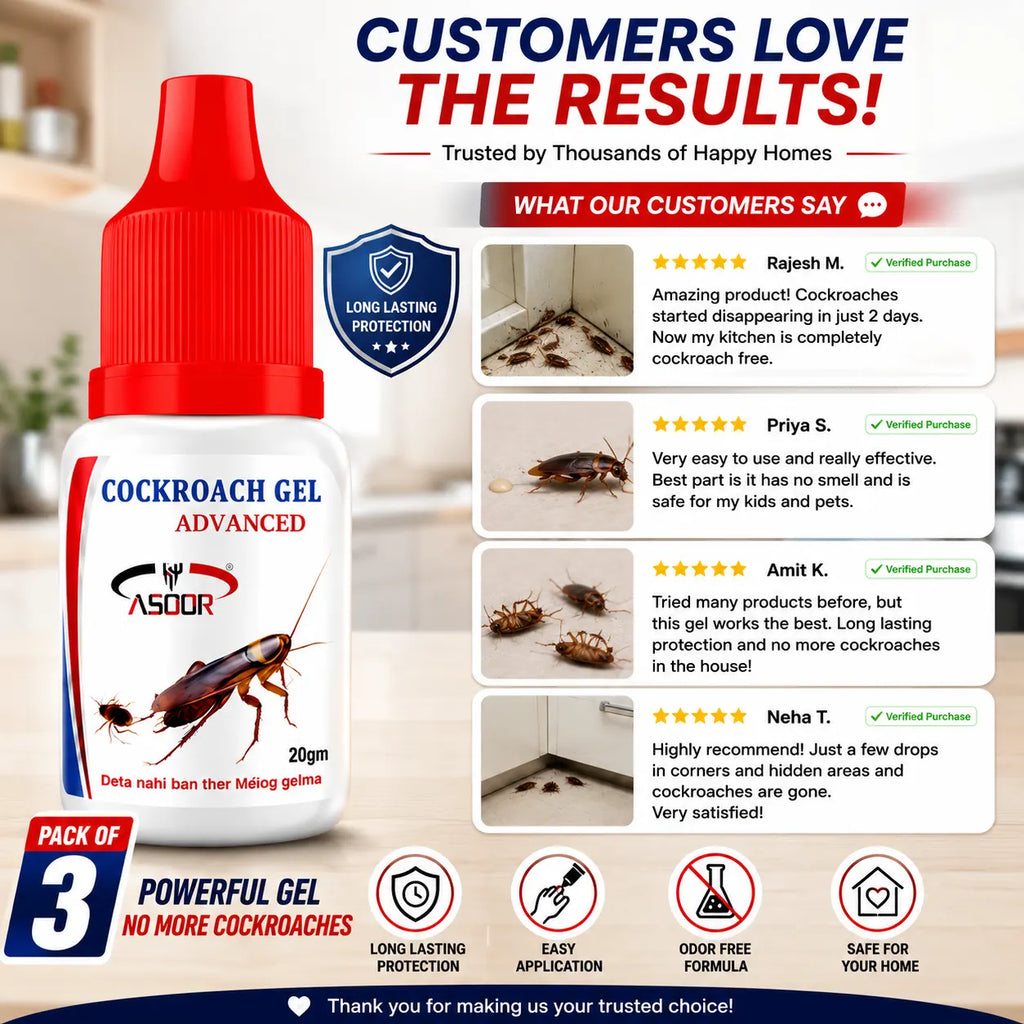 Cockroach Killer Gel Roach Killer Gel – High-Efficiency Cockroach Repellent Gel & Nest Elimination Paste
