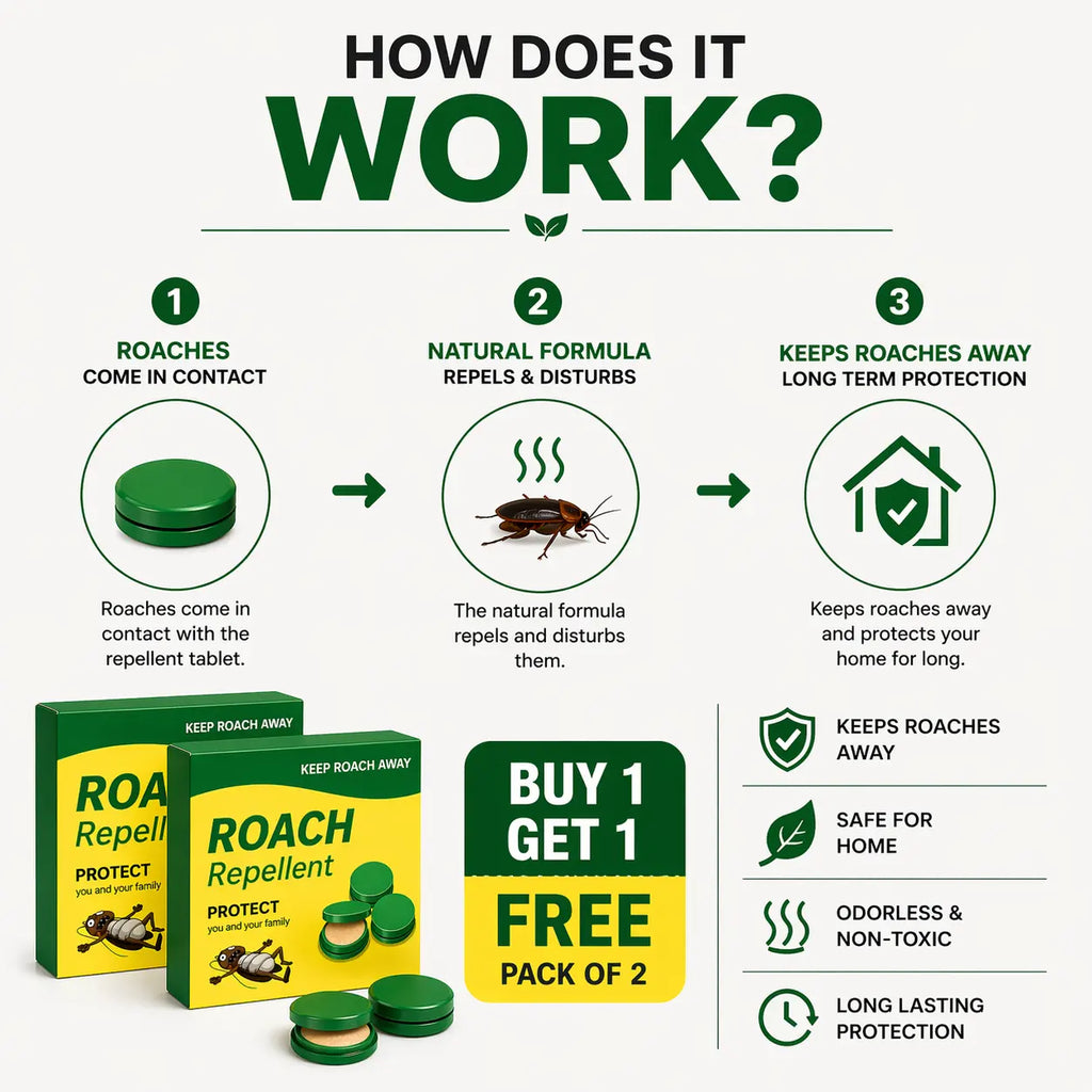 Cockroach Killer Gel Paste (Buy 1 Get 1 FREE) – Fast-Acting Roach Killer for Home & Kitchen Pest Control