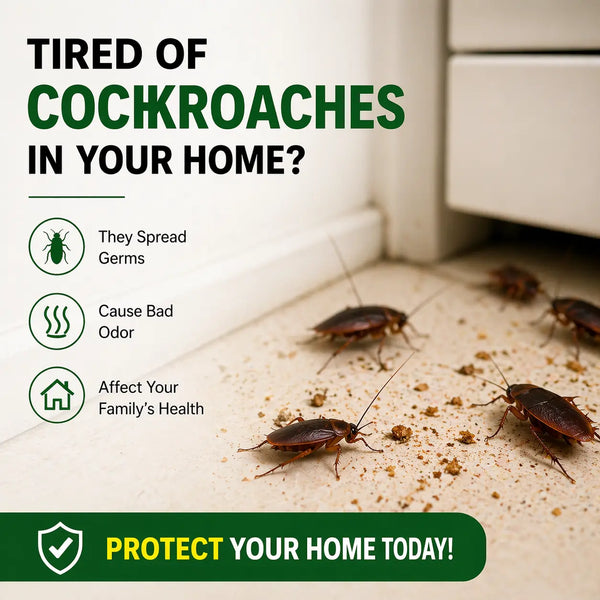 Cockroach Killer Gel Paste (Buy 1 Get 1 FREE) – Fast-Acting Roach Killer for Home & Kitchen Pest Control