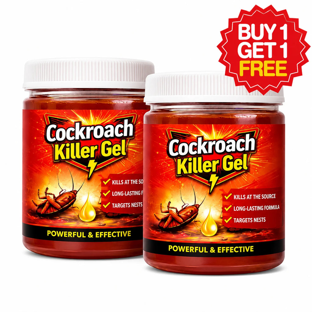 Cockroach Killer Gel & Roach Bait Paste (Pack of 2) – High-Power 'Cocroj Killer' Elimination Tube