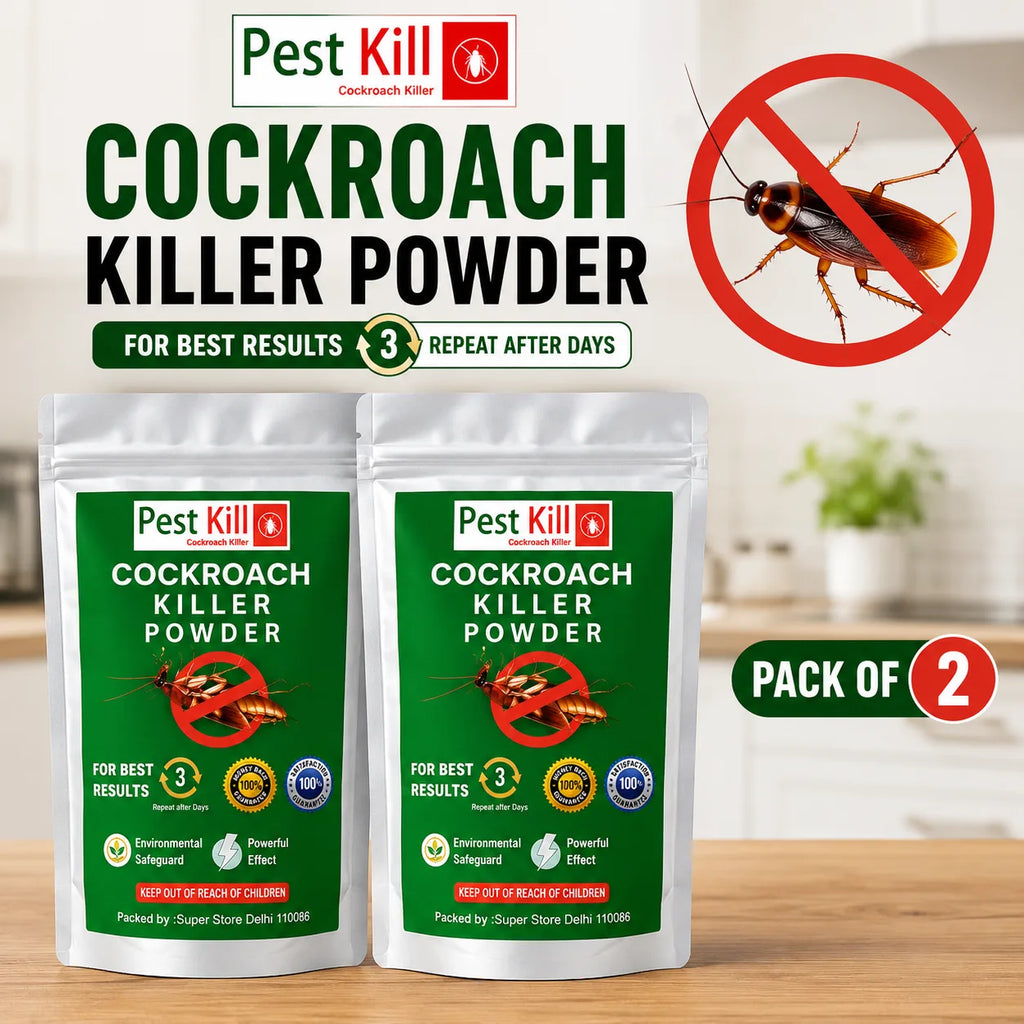 (Pack of 2) Cockroach Killer Powder Super Cockroach Powder – High-Efficiency Cockroach Killer for Home Pest Control
