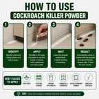 (Pack of 2) Cockroach Killer Powder Super Cockroach Powder – High-Efficiency Cockroach Killer for Home Pest Control