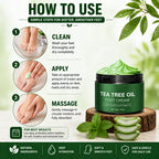 Cracked Heel Cream (Buy 1 Get 1 FREE) – Soothing Aloe Vera & Tea Tree Foot Crack Cream & Moisturizer