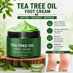 Cracked Heel Cream (Buy 1 Get 1 FREE) – Soothing Aloe Vera & Tea Tree Foot Crack Cream & Moisturizer