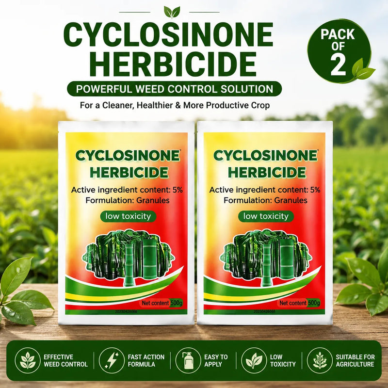 Cyclosinone Herbicide Weed Killer (Pack of 2) – High-Power Granules & Plant Growth Supplement