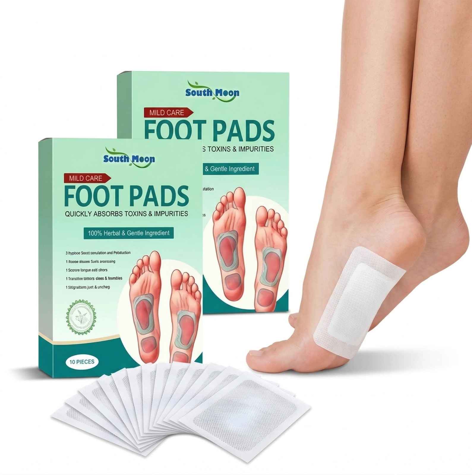 Detox Foot Patches (20-Pack) – Overnight Deep Cleansing Pads for Stress Relief, Better Sleep & Fatigue Recovery