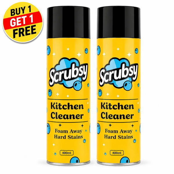 Foaming Kitchen Cleaner Spray (Pack of 2) – Heavy-Duty Chimney, Gas Cooker & Fridge Degreaser