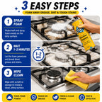Foaming Kitchen Cleaner Spray (Pack of 2) – Heavy-Duty Chimney, Gas Cooker & Fridge Degreaser