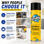 Foaming Kitchen Cleaner Spray (Pack of 2) – Heavy-Duty Chimney, Gas Cooker & Fridge Degreaser