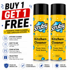 Foaming Kitchen Cleaner Spray (Pack of 2) – Heavy-Duty Chimney, Gas Cooker & Fridge Degreaser