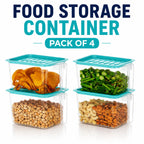 Fridge Storage Containers Fridge Organisers (Pack of 4) – Refrigerator Storage Boxes for Vegetable & Food Care