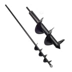 Heavy-Duty Earth Auger Drill Bit for Planting – Garden Spiral Bulb Planter & Post Hole Digger