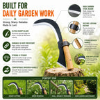 Heavy Duty Grass Cutter Sickle Blade Head – Universal Weed Cutter & Lawn Mower Replacement Part
