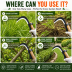 Heavy Duty Grass Cutter Sickle Blade Head – Universal Weed Cutter & Lawn Mower Replacement Part