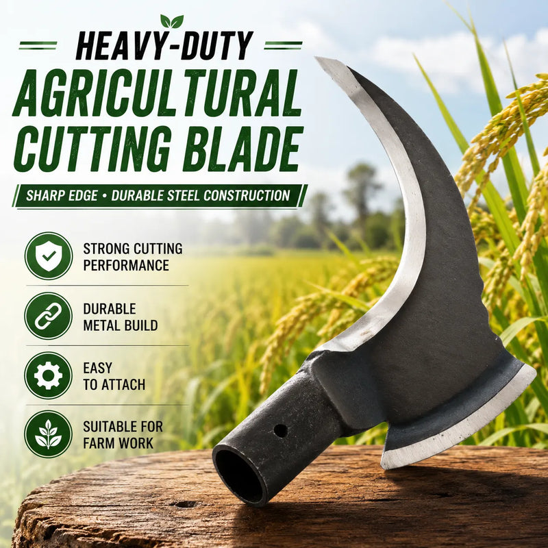 High Manganese Steel Double Scythe – Heavy-Duty Grass Sickle for Farming & Gardening