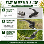 High Manganese Steel Double Scythe – Heavy-Duty Grass Sickle for Farming & Gardening