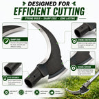 High Manganese Steel Double Scythe – Heavy-Duty Grass Sickle for Farming & Gardening