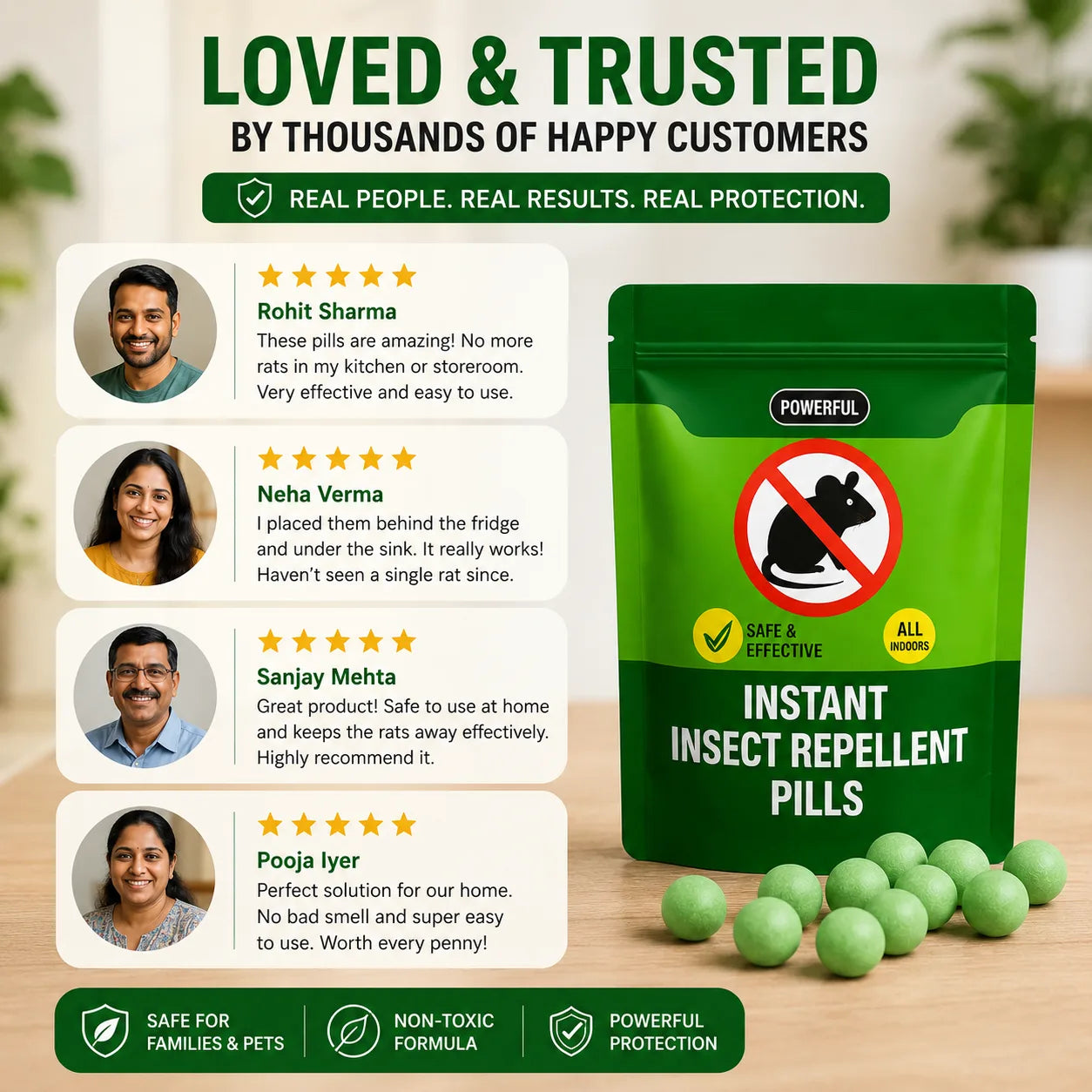 Insect Repellent Pills – High-Efficiency Botanical Insect Repellent Tablets